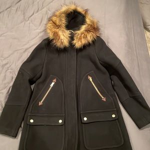 J. Crew Italian wool Chateau parka